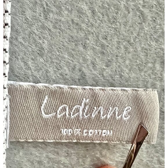 Ladinne Reversible Dachshund Tea Towels Set of Two Cotton 30" X 19" Gray & White - Picture 5 of 8